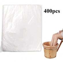 80/160/400 piezas Bolsas para baños de pies, Forro desechable para tina de pies portátil, Bolsas para spa de pedicura, Forros desechables para pedicura para uso doméstico y de hotel, Herramientas para el cuidado de los pies, Accesorios para baños y spas de pies, Bolsas para remojar los pies para viajar