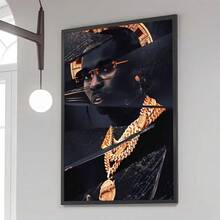 1 pieza Decoración popular Póster de fumar Película Vaca retro DIY Habitación Bar Café Arte estético Pintura de pared, Decoración de pared de arte, Sin marco