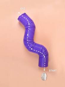 1 pieza Juguete de túnel de tubo expandible DIY para hámsteres, rabbits, chinchillas, Sets y otras mascotas pequeñas