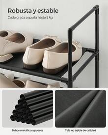 Entryway Shoe Organizers - Black - View 4