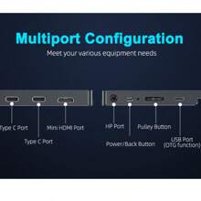 Uperfect Tragbarer montior 17,3" Gaming-Monitor – QHD 2K, 144Hz, IPS, 1000:1, 100% sRGB, VESA-kompatibel-1