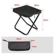 1 Pc Portable Stool Handbag Type Foldable Small Stool Creative Pocket Storable Fishing Stool Out Picnic Carry On Camping Chair Folding Stool ﻿