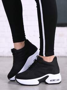 New Versatile Women Plus Size Casual Breathable Shock-Absorbing Walking Shoes, Fashion Platform Thick Bottom Sports Shoes, Women's Air Cushion Thick Bottom Casual Shoes, Women's Platform Sneakers, Women's Thick Sole Casual Shoes, Men's Thick Bottom Sports Shoes, Men's Thick Sole Casual Shoes, Men's Platform Sneakers, Men's Platform Casual Shoes