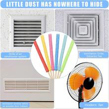 5pcs Small Microfiber Duster Sticks For Cleaning, Mini Washable Car Vent Cleaner Fan Cleaning Brush Mini Blind Crevice Cleaning Tool Catch Dust For Windows - Multicolor - View 4