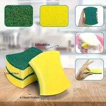 5/10pcs Kitchen Cleaning Sponges, Non-Scratch Scrub Sponge, Multipurpose Cleaning Sponge