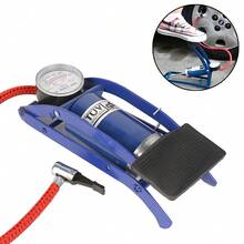 Inflatable Pumps Foot Pumps Manual Inflatable Tools Portable Foot Pumps Labour-Saving Inflatable Pumps With Pressure Gauge For Bicycles Motorcycles Blue - Blue - View 4