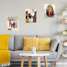 New 14x19 Picture Frame Gold For Poster Photo Picture, Horizontal And Vertical Formats For Wall Hanging, 14 X 19 Wall Gallery Poster Photo Frame  Shatter Ristant Plexiglass,Gold - Gold 14x19 inch - View 5