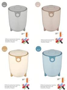 新款家用双层脚踏垃圾桶二合一加厚PP桌面垃圾桶