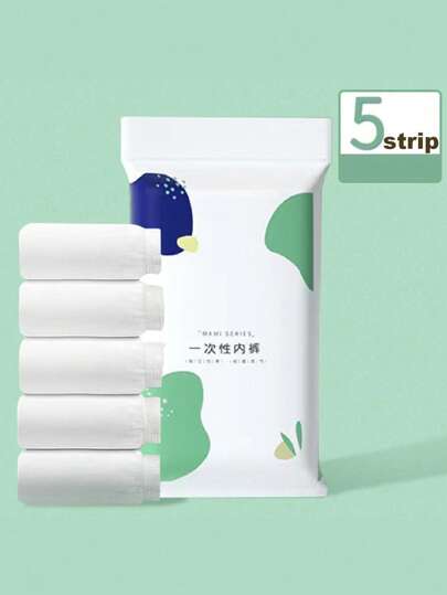 5 buc lenjerie intimă de unică folosință, 5 bucăți per pachet, pentru maternitate, naștere și consumabile de călătorie postpartum, nu este nevoie de spălare