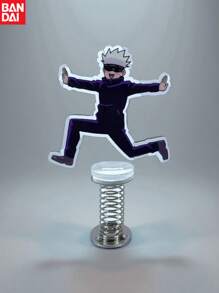 bandai Bandai Anime Jiu Jitsu Kaisen Gojo Sato Shake Frame Model, Double-Sided Transparent Acrylic Tabletop Decoration, Stress Relieving Toy, Car Decoration, Spring Swing Piece, Suitable For Vehicle, Office Desk And Bicycle Decoration, Perfect Party Gift&Birthday Surprise Gift, Ideal Choice For Christmas, Halloween And Thanksgiving Gifts. Back To School