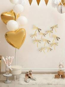 12/24Pcs(12Pcs/Pack) 3D Wall Sticker Dragonfly Party Decoration Festival Supplies Arched Door Decorations DIY Home Room Wedding Decor Table Centerpieces Accessories Valentine's Day Mother's Day 12 Themes For 12 Festival