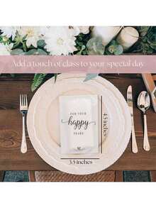 Wedding Tissues Packs For Guests- Set Of 80- For Your Happy Tears Tissues- Wedding Favors For Guests – Frosted-Paper – Bulk Individual Tissue Packs & Items For Wedding Welcome Bags By PureRejuva - 1 Count (Pack Of 80) - View 6
