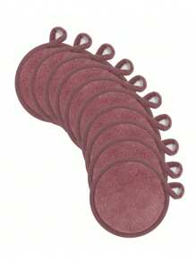 5/10/20 pezzi Panni struccanti riutilizzabili, salviette detergenti per il viso lavabili in lavatrice adatte a tutti i tipi di pelle, trucco, economiche, decorazione camera, toeletta, viaggio, camera da letto, accessori trucco, cuscinetto, applicatore trucco, cuscinetto cipria, spugnetta trucco