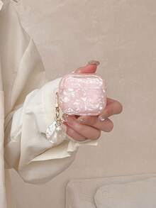 Fashion DIY Rhinestone Butterfly Protective Case Compatible With Air Pods 1/2, Air Pods Pro, Air Pods 3, Air Pods Pro (2nd Generation) - Pink - View 3