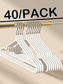 10/20/40Pcs/Set Anti Slip Dipping Adult Clothes Hanger, Dormitory Home Clothes Rack, Dry And Wet Dual-Use Anti Slip Clothes Hanger - Multicolor - View 18