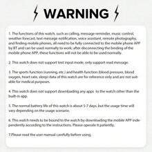 EIGIIS Smart Watches For Men With LED Flashlight 500mAh Big Battery Smart Watch 1.53" Big Screen Rugged Smartwatch 3ATM Waterproof Fitness Tracker For IOS Android Multifunctional Digital Watch Gifts For Men