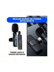 K9 Vlog Wireless Lavalier Microphone Type-C Compatible All - 1 MICRO mài - Xem 7