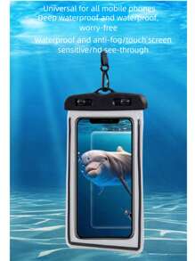 Große wasserdichte Tasche - Hält Ihr Telefon trocken und unter Wasser! Perfekt für Wassersportarten, Strände, Schwimmen, Surfen und Rafting. Bietet umfassenden Schutz für Ihr Telefon, geeignet als Reiseaufbewahrungstasche, Kosmetiktasche