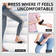 Mini Foam Roller Portable Home Massage Equipment For Foot And Muscle Relaxation Black Portable Massage Assistant(7*15cm)(Please Don't Take Pictures If It's Only The Size Of Your Palm)