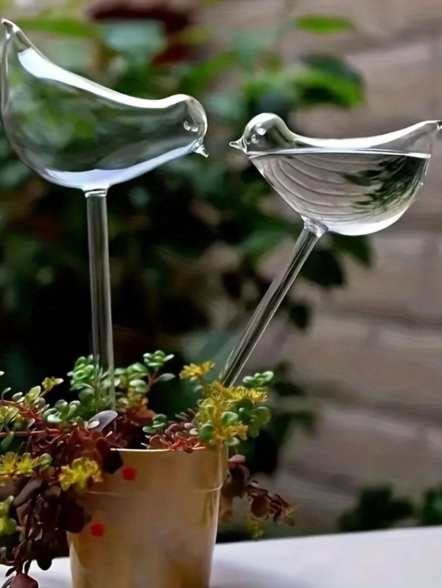 Regadera automática para pájaros, regadera perezosa, tipo de goteo para viajes, herramienta de jardinería, maceta para plantas verdes, flores, artefacto de riego por goteo para macetas de flores, riego por goteo, filtración de agua - Multicolor - Ver 1