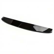 FOR  TRANSIT CUSTOM 2012-2020 GLOSS BLACK REAR TWIN BARN DOOR ROOF SPOILER - Black - View 6