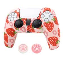 Vỏ bọc tay cầm dễ thương cho bộ điều khiển Playstation 5, Vỏ bảo vệ tay cầm RALAN 1 + 2 nắp tay cầm ngón cái tùy chỉnh - Nhiều màu - Xem 16