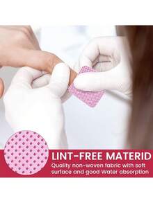 心形睫毛延长胶环 - 100 件睫毛胶水支架，睫毛延长用品用卷扇形杯 - 彩色 - 查看 9