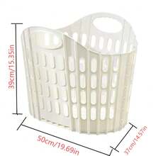 1/2-częściowy, nowoczesny, składany kosz na pranie – przenośny, montowany na ścianie, wyjmowany, wielofunkcyjny, oszczędzający miejsce organizer na brudne ubrania, dwa rozmiary do wyboru, wytrzymały, kwadratowy kosz na pranie z polipropylenu, przechowywanie w domu i łazience, składany kosz na pranie.