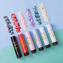 弹簧迷你五彩纸屑爆破器适用于生日派对、节日宴会、圣诞派对、乔迁庆宴、婚礼、彩色纸屑手持中心装饰爆破器 - 6種顏色規格 - 查看 3