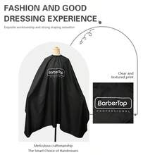 1 pieza Delantal de peluquería impermeable para salón, capa de corte de pelo de barbería, accesorio profesional para estilismo y corte de pelo - Multicolor - Ver 6