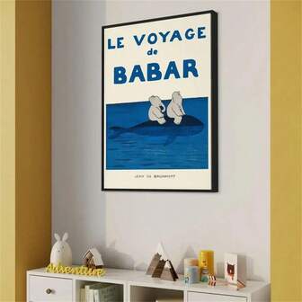 1pc Art Deco Classic Modern Landscape Portrait Canvas Poster Art Print, Quote With Solid Pattern, Fashion Paintings For Living Room Bedroom Home Office Dormitory Decor Wall Background Design Picture Optional Frame