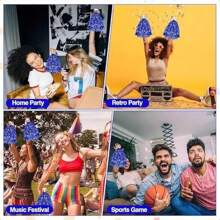 1/2pcs Cheerleading Team Holding Fluffy Ball Ribbon,Dance Performance Props, Square Dance Games Props, For Football, Basketball, Football And Sports Performances, Team Sports, Dance And Cheer Cheer Props