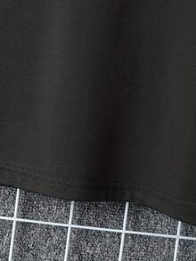 Men's Summer Short Sleeve Printed-Shirt - Black - View 7