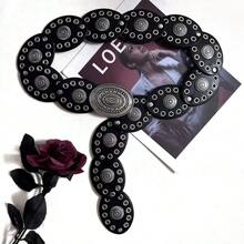 A High - Quality Metal Belt With A Circular Design For Summer Summer, School - Bohemian - View 8