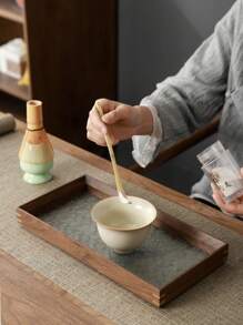 3 pièces/Ensemble Fouet à thé Matcha, Cuillère à thé Matcha, Combo de support à thé, Outils traditionnels japonais pour la cérémonie du thé Matcha, Coffret cadeau Rentrée des classes