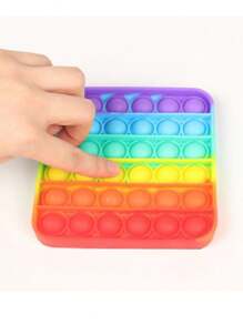1PC/4PCS Silicone Push Bubble Pop Fidget Sensory Toy, Circle Colorful Push It Popping( Roundness/Square/Octagon/ Heart-Shaped),Sensory Tray,Collection Set,Toy Set,Slinky Toy,Ice Cube Fidget,Pop Gifts,Olivia Rodrigo,Toys,Sensory Toys