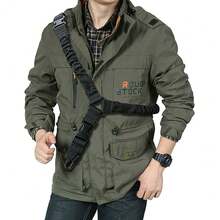 Correa Elástica Para Rifle De Un Solo Punto, Correa Militar - Negro - Ver 1