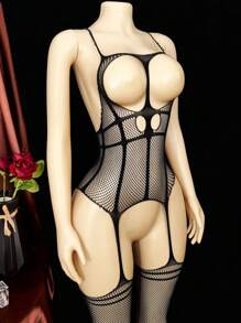Sexy Lingerie For Women,Sexy Women'S Lingerie - Women'S Novelty Clothing See-Through Fishnet Tights, Open-Chested Feminine Jumpsuits, Open Fishnet Stockings Body Stockings, Women'S Sexy Lingerie, Suitable For Valentine'S Day Gifts/Anniversary Gifts/Confident Night
