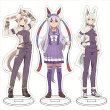 Nouveau support acrylique Uma Musume: Pretty Derby 1 pièce 15 cm - Modèles Toukai Teiou/Special Week mignons et de grande valeur. Décoration de bureau pour la chambre/le bureau, cadeau idéal pour l'Aïd al-Adha et la remise des diplômes pour les fans/amis