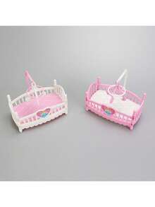 娃娃配件 公主床挂头铃玩具（随机配件） 迷你家具（适合11cm娃娃） 娃娃屋配件 小摆件 微型场景玩具,房间装饰 - 彩色 - 查看 5