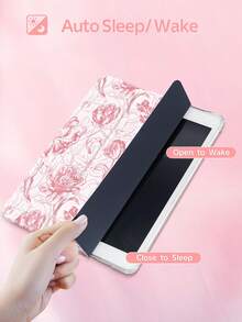 Funda para iPad compatible con Apple iPad Air 11 (2025 M2) / iPad 11a generación 11" (A16 2025) / iPad 10a generación 10.9" - Funda protectora linda con soporte para lápiz, soporte plegable de triple, función de activación/desactivación automática, ligera y resistente a golpes - Colores pastel para niñas y creativos - Multicolor - Ver 5