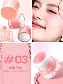 COLORKEY Glowing Blush,Powder Blush,Pink,Concealer Primer,Soft To Touch,Natural Look,For Beginner For Women For Daily Use,Gift For Women Mom Wife Sister Teen Girl Friend,For Party,For Travel,Party Beach Travel Holiday Camping Outdoors,Makeup,Christmas,Christmas Gifts,Makeup