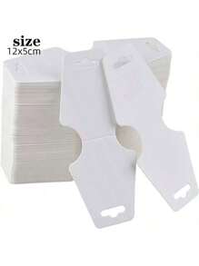 25/50/100/200pcs Jewelry Card Paper For Necklace, Bracelet, Hair Tie Organizer