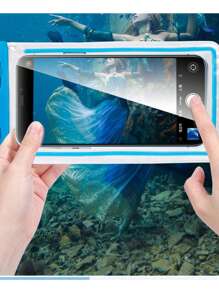 Große wasserdichte Tasche - Hält Ihr Telefon trocken und unter Wasser! Perfekt für Wassersportarten, Strände, Schwimmen, Surfen und Rafting. Bietet umfassenden Schutz für Ihr Telefon, geeignet als Reiseaufbewahrungstasche, Kosmetiktasche