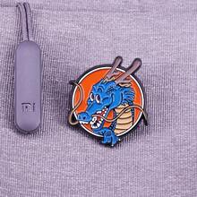 Shenron Badge Japanese Anime Brooch - Multicolor - View 3