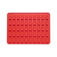 Silicone Gummy Bear Candy Mold, Non Stick Chocolate Gummy Candy Mold, Used For Gummy Chocolate Jelly Cookies With 7 Colors Of Teddy Bear Shaped Mini Silicone Molds