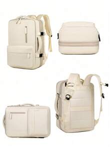 瑞安航空旅行背包，客艙包40x20x25，座椅下客艙包，航空包，女士旅行背包，航空認證休閒背包，戶外行李背包商務週末包，帶擴容，帶 USB 輸出 男式防水旅行背包