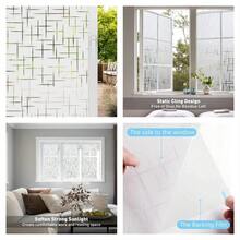 Window Privacy Film Frosted Glass Window Film Static Cling UV Blocking Removable Window Clings Opaque Window Stickers For Home - Multicolor - View 20