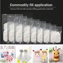 20g/30g/50g , Vacuum Compressed For DIY Plush Crochet Dolls, Ideal Filling For Home Pillows & Decor