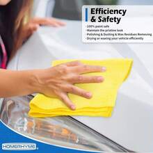 Microfiber Cleaning Cloths, 100 Pack Cleaning Rags Microfiber Towels Bulk Absorbent Lint-Free Washcloths, All-Purpose Cloth Wipes For Car, Shop, Garage, Household Cleaning 11.5"*11.5" - Assorted - View 5